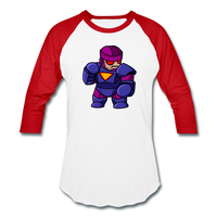 Character #78 Baseball T-Shirt - white/red