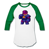 Character #78 Baseball T-Shirt - white/kelly green