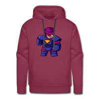 Character #78 Men’s Premium Hoodie - burgundy