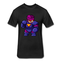 Character #78 Fitted Cotton/Poly T-Shirt by Next Level - black