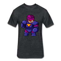 Character #78 Fitted Cotton/Poly T-Shirt by Next Level - heather black