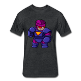 Character #78 Fitted Cotton/Poly T-Shirt by Next Level - heather black