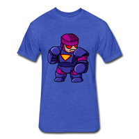 Character #78 Fitted Cotton/Poly T-Shirt by Next Level - heather royal