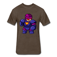 Character #78 Fitted Cotton/Poly T-Shirt by Next Level - heather espresso
