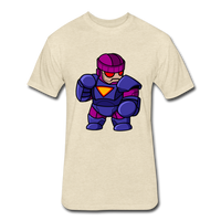 Character #78 Fitted Cotton/Poly T-Shirt by Next Level - heather cream