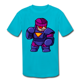 Character #78 Kids' Moisture Wicking Performance T-Shirt - turquoise