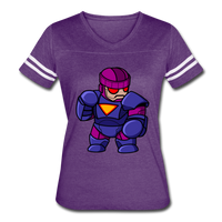 Character #78 Women’s Vintage Sport T-Shirt - vintage purple/white
