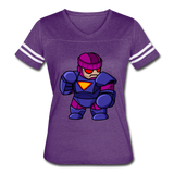 Character #78 Women’s Vintage Sport T-Shirt - vintage purple/white