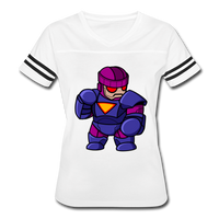 Character #78 Women’s Vintage Sport T-Shirt - white/black