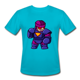 Character #78 Men’s Moisture Wicking Performance T-Shirt - turquoise