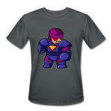 Character #78 Men’s Moisture Wicking Performance T-Shirt - charcoal