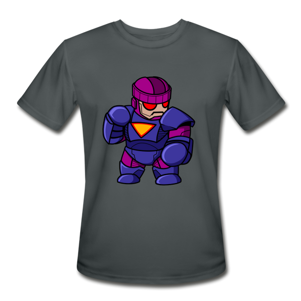 Character #78 Men’s Moisture Wicking Performance T-Shirt - charcoal