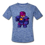 Character #78 Men’s Moisture Wicking Performance T-Shirt - heather blue