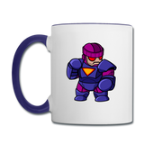 Character #78 Contrast Coffee Mug - white/cobalt blue