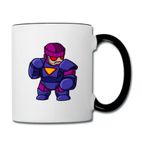 Character #78 Contrast Coffee Mug - white/black
