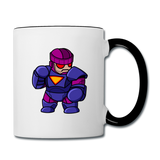 Character #78 Contrast Coffee Mug - white/black