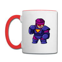 Character #78 Contrast Coffee Mug - white/red