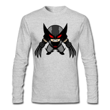 Character #79 Men's Long Sleeve T-Shirt by Next Level - heather gray
