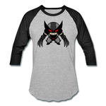 Character #79 Baseball T-Shirt - heather gray/black