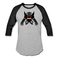 Character #79 Baseball T-Shirt - heather gray/black