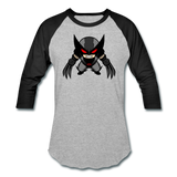 Character #79 Baseball T-Shirt - heather gray/black