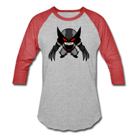 Character #79 Baseball T-Shirt - heather gray/red