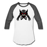 Character #79 Baseball T-Shirt - white/charcoal
