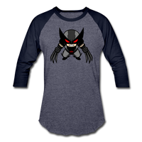 Character #79 Baseball T-Shirt - heather blue/navy