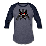 Character #79 Baseball T-Shirt - heather blue/navy