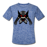 Character #79 Men’s Moisture Wicking Performance T-Shirt - heather blue