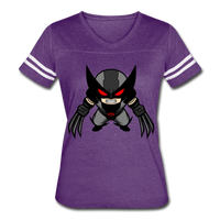Character #79 Women’s Vintage Sport T-Shirt - vintage purple/white