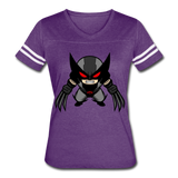 Character #79 Women’s Vintage Sport T-Shirt - vintage purple/white