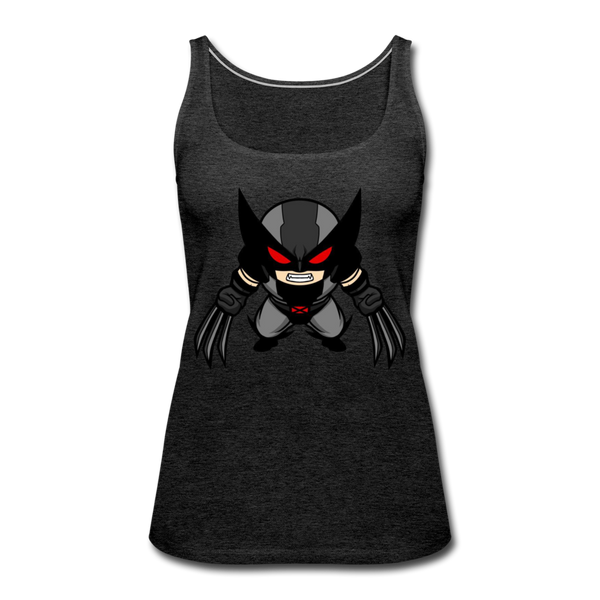 Character #79 Women’s Premium Tank Top - charcoal grey