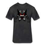 Character #79 Fitted Cotton/Poly T-Shirt by Next Level - heather black