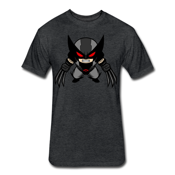 Character #79 Fitted Cotton/Poly T-Shirt by Next Level - heather black