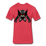 Character #79 Fitted Cotton/Poly T-Shirt by Next Level - heather red