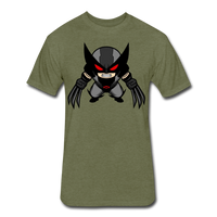 Character #79 Fitted Cotton/Poly T-Shirt by Next Level - heather military green
