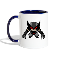 Character #79 Contrast Coffee Mug - white/cobalt blue
