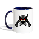 Character #79 Contrast Coffee Mug - white/cobalt blue