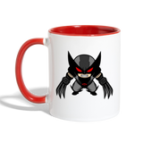Character #79 Contrast Coffee Mug - white/red