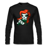 Character #80 Men's Long Sleeve T-Shirt by Next Level - black