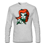 Character #80 Men's Long Sleeve T-Shirt by Next Level - heather gray