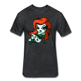 Character #80 Fitted Cotton/Poly T-Shirt by Next Level - heather black