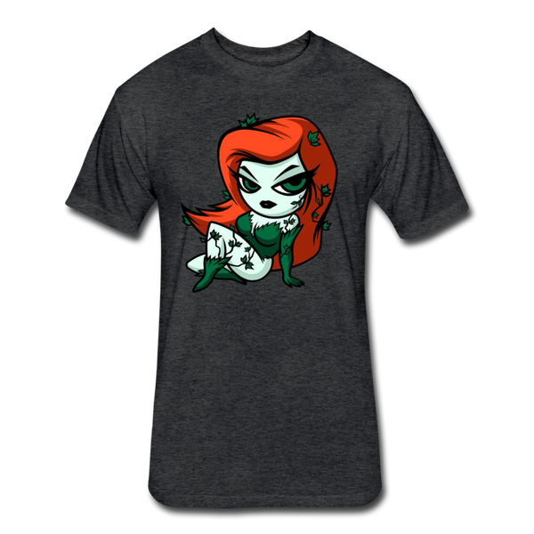 Character #80 Fitted Cotton/Poly T-Shirt by Next Level - heather black
