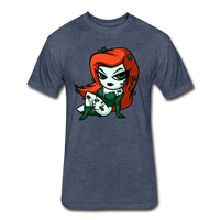 Character #80 Fitted Cotton/Poly T-Shirt by Next Level - heather navy