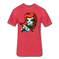 Character #80 Fitted Cotton/Poly T-Shirt by Next Level - heather red