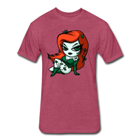 Character #80 Fitted Cotton/Poly T-Shirt by Next Level - heather burgundy