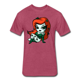 Character #80 Fitted Cotton/Poly T-Shirt by Next Level - heather burgundy