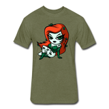 Character #80 Fitted Cotton/Poly T-Shirt by Next Level - heather military green
