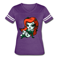 Character #80 Women’s Vintage Sport T-Shirt - vintage purple/white